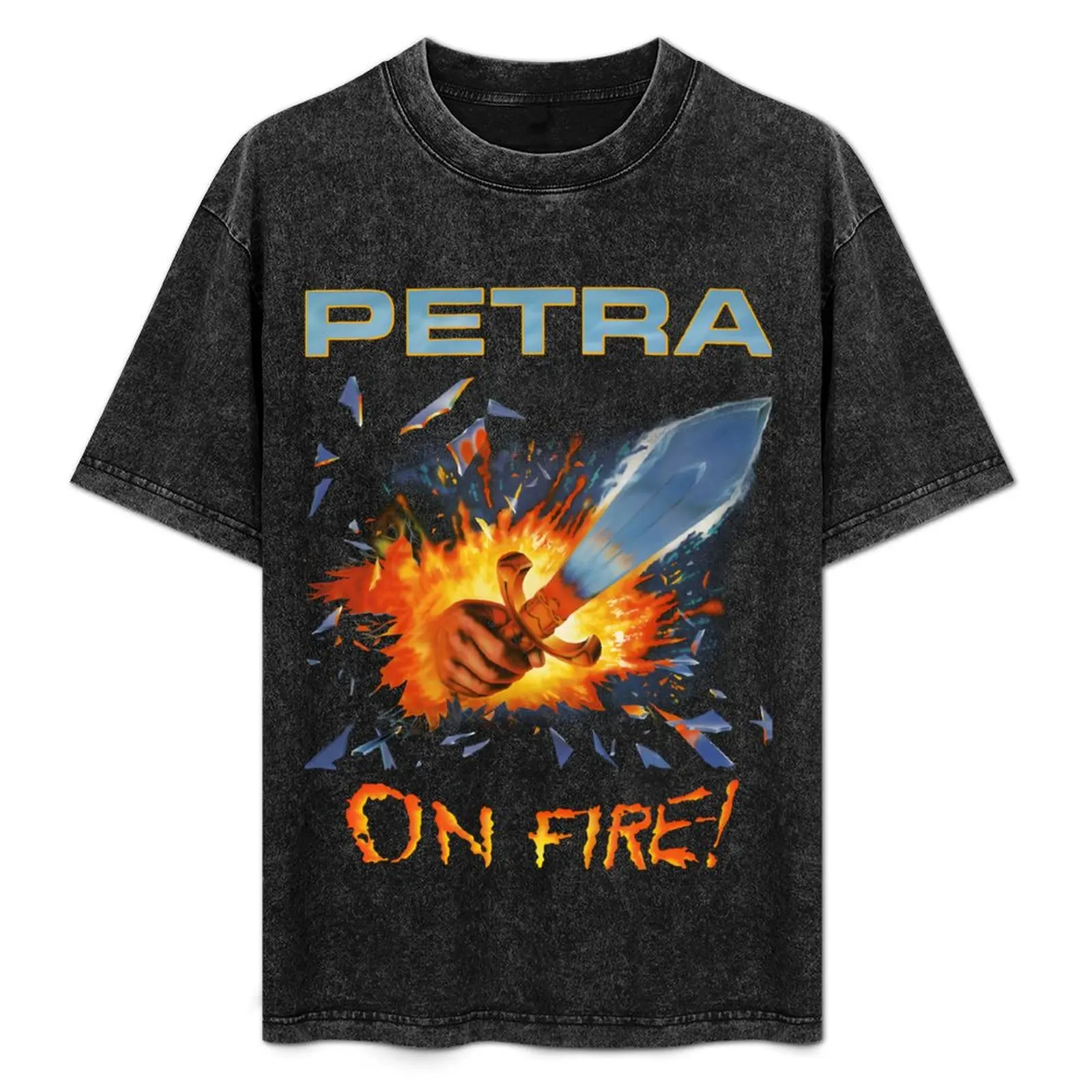 

Funny Graphic Gift Petra Dark Red On Fire Retro Wave T-Shirt aesthetic clothes cute clothes men tshirt