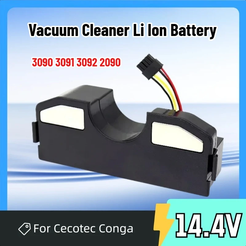 

Аккумулятор Li-Ion 14.4В для робота-пылесоса Cecotec Conga 3090 3091 3092 2090
