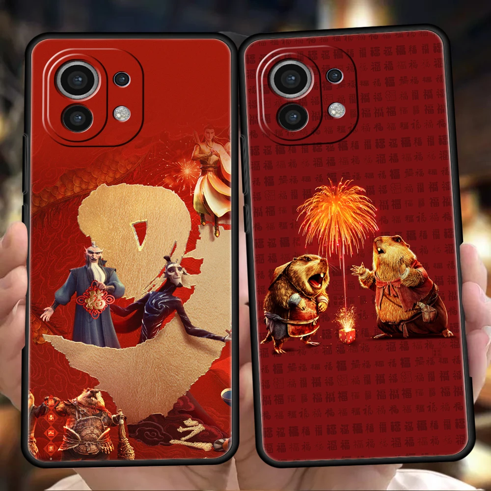 

Phone Case for Xiaomi Poco F6 F5 F4 F3 X6 X5 X4 X3 NFC M5 M4 M3 C51 C50 C55 GT 5G Soft TPU Cover Capas New Nezha Coque Funda Bag