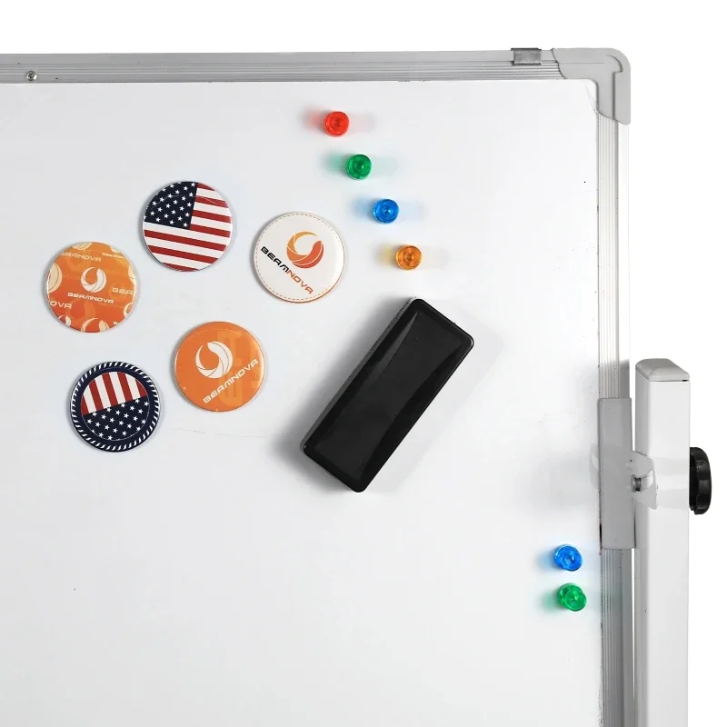 

58 мм мягкая резиновая магнитная кнопка, 100 комплектов, материалы для наклеек на холодильник, пустая кнопка для значков «сделай сам», белая доска, холодильник