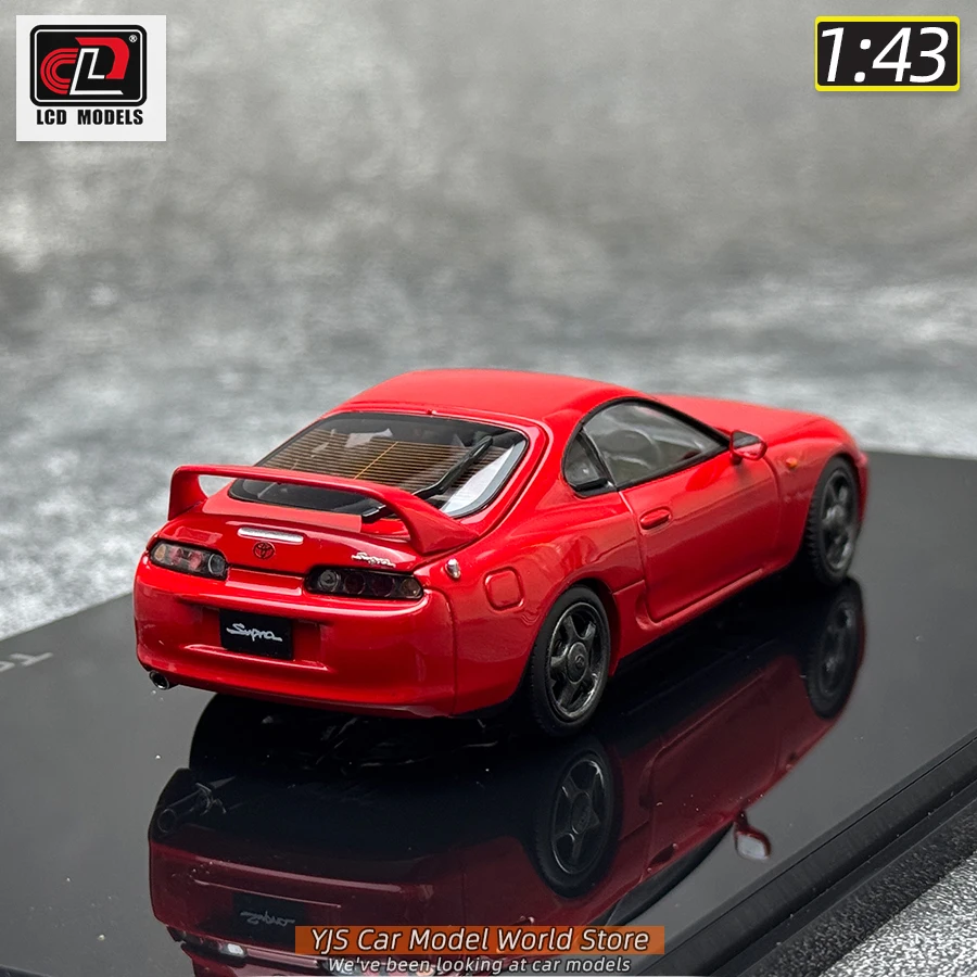 LCD CLD 1/43 Supra A80 กีฬารถโลหะรถรุ่นจอแสดงผลแบบคงที่วันหยุดของขวัญคอลเลกชัน