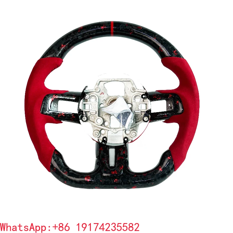 

ForFactory Sales Fit for 2015-2023 Ford Mustang GT Racing Style for Sheber Models Can Be Customized Carbon Fiber Steering Wheel