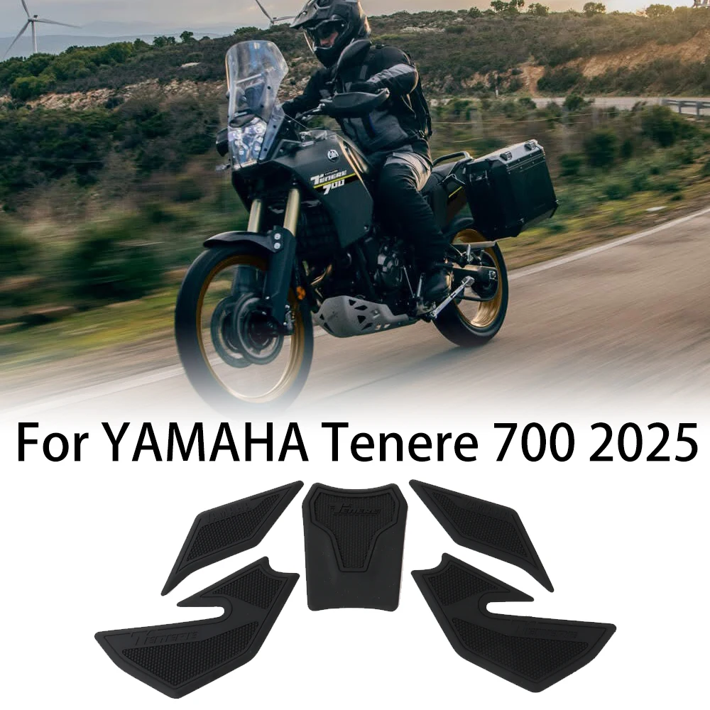 

FOR Yamaha Tenere 700 T700 2025 Motorcycle Anti-Slip Fuel Tank Stickers 3M Waterproof Durable Protector Knee Grip Decal Pad