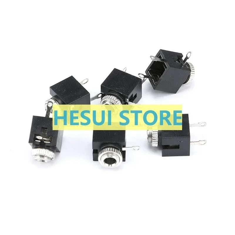 10 PCS 3.5 Stereo Audio 3.5 Dual Channel socket with nut /301M