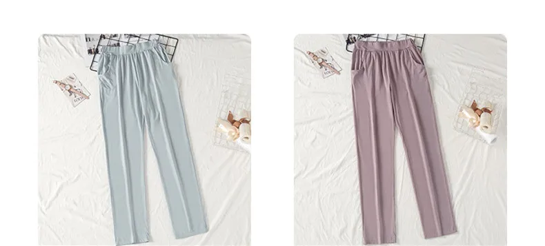 Cotton Pants Pajamas Comfortable New Plus Size Homewear Pant Autumn Winter Home Trousers Night Wear Woman Pantalon M-3XL