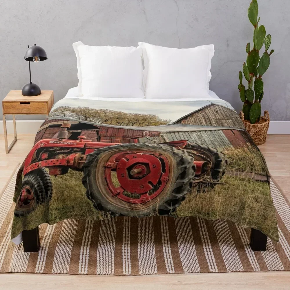 

Down on the Farm Throw Blanket Thin Soft Blanket for Summer Night Sleeping