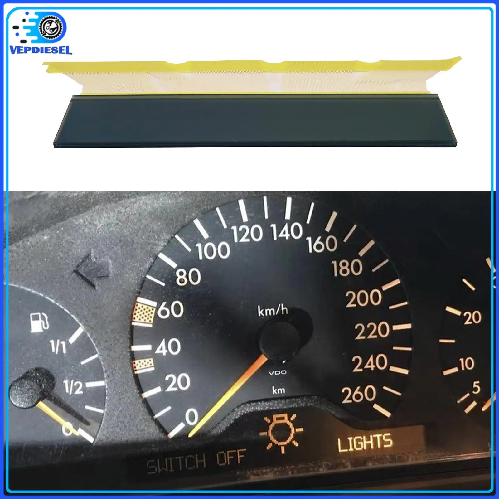 1pc LCD Display Instrument Cluster 2105404348 2105406347 For Mercedes CLK-Class A208/C208 E-Class W210 G-Class W208 W463 W210