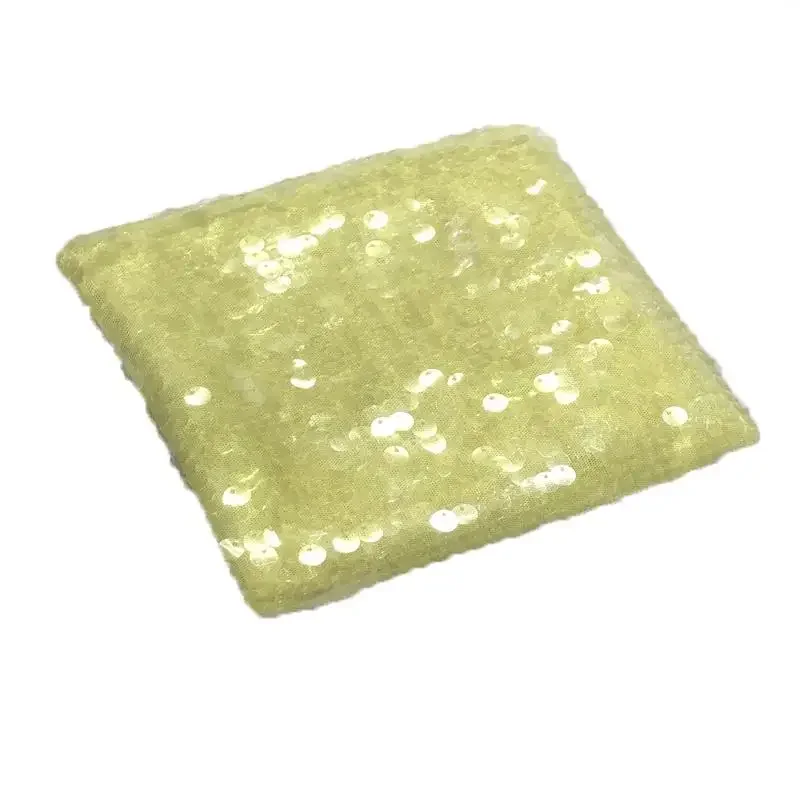 

Multi-Color Glitter Sequins Mesh Fabric Transparent Circular DIY Material for Dress Wedding Dress Decoration