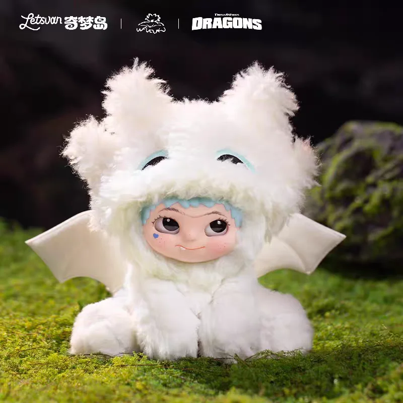 متوفر في المخزون سلسلة جديدة أصلية من سلسلة Wakuku Dragon Taming Master إصدار محدود دمية بطاقة معلقة بدون أسنان هدايا أطفال خفيفة Sha Kawaii