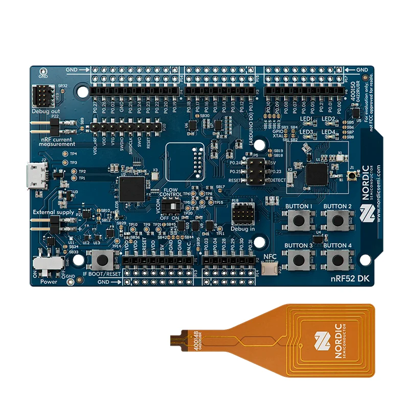 

NRF52-DK Development Board Bluetooth Low Power and Bluetooth mesh for nRF52810/nRF52832 SoCs