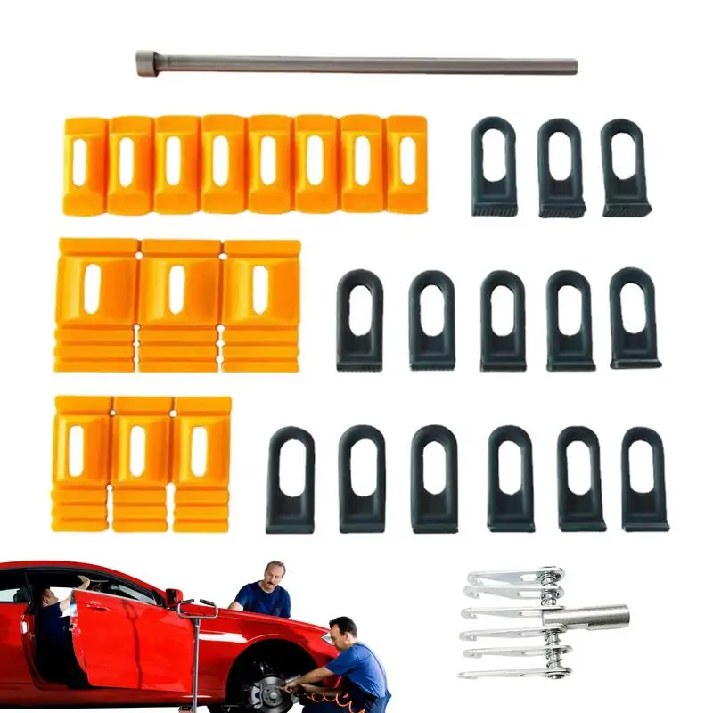 

Car Dent Repair Puller Dent Puller Lifter Dent Remover Glue Pulling Tabs DIY Hand Tool Professional Heavy-Duty Paint-Free