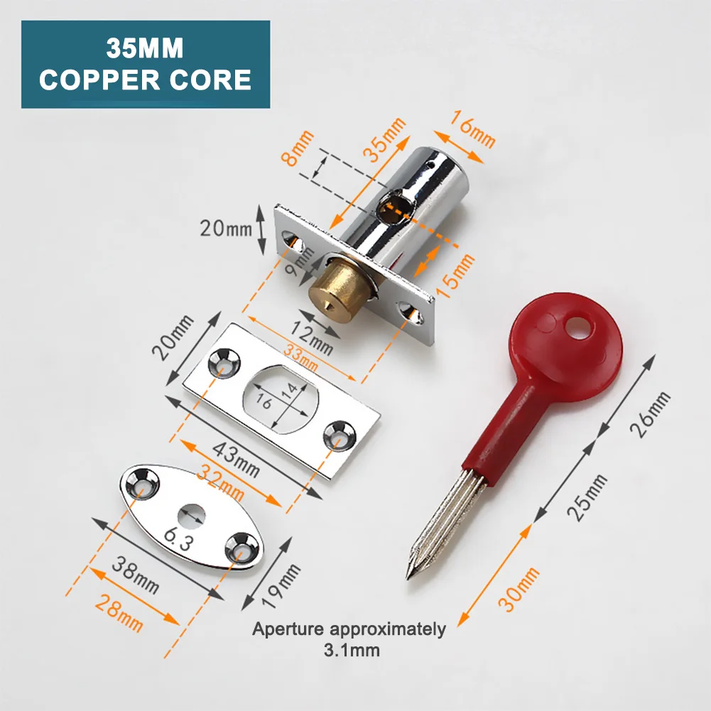 

Copper and Metal Lock for Fire Doors and Pipe Shafts Offering Long Lasting Security and Smooth Unlocking Experience