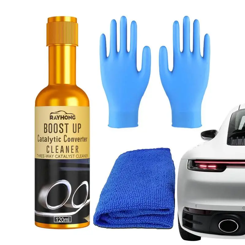 

120ml Automobile Catalysts Clean Engine Accelerator Oxygen Sensor Throttle Remove Carbon Boost Up Car Converter Cleaning Agent