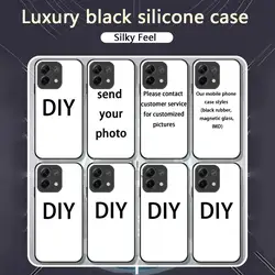 Customized DIY phone cases Phone Case For Xiaomi Redmi Note 13,12,11, 10 Pro Plus S, 5G, 12S, Soft Black Phone Cover
