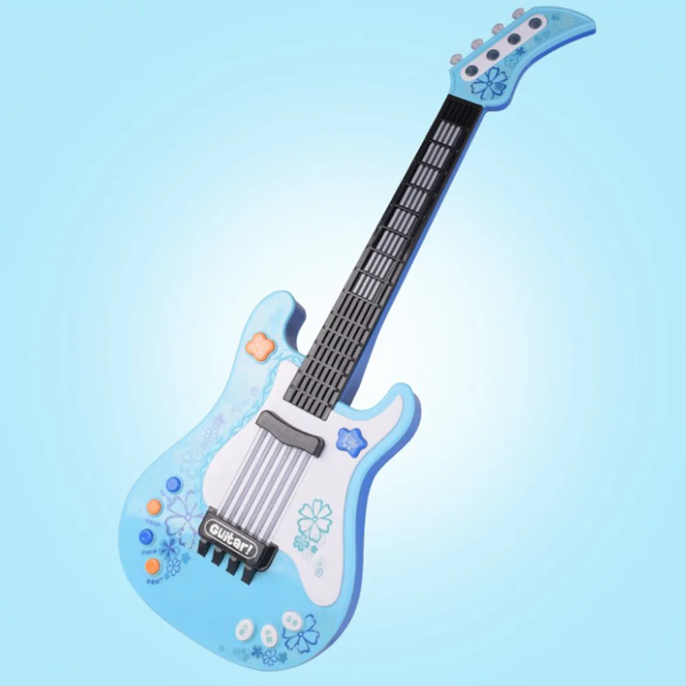 Childrens Guitar Kids Multifunction Musical Instruments for Pink Simulation Bass Player Toy Toddler