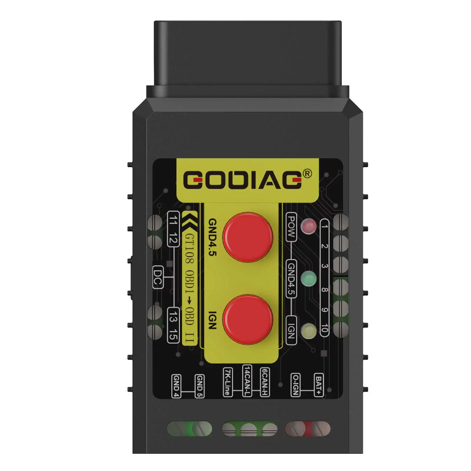 Godiag GT108  A +B Full Version OBD Universal Adapter For Car/SUV/ Truck/Tractor Mining Vehicle/ Generator/  Boat/ Motorcycle