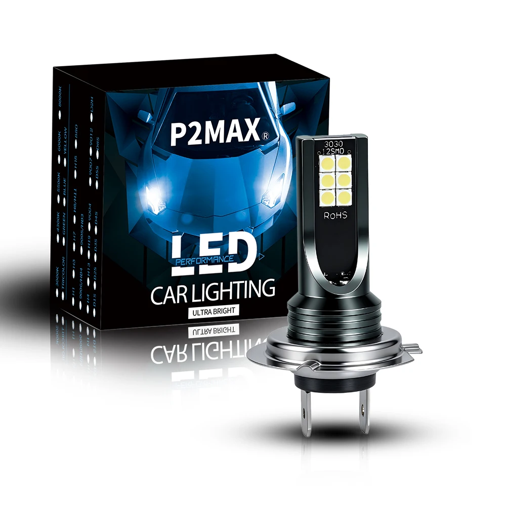

High Brightness LED Headlight Bulbs Fog Lights H7 DRL 6000K 12V Plug and Play for Car Headlamp Lights