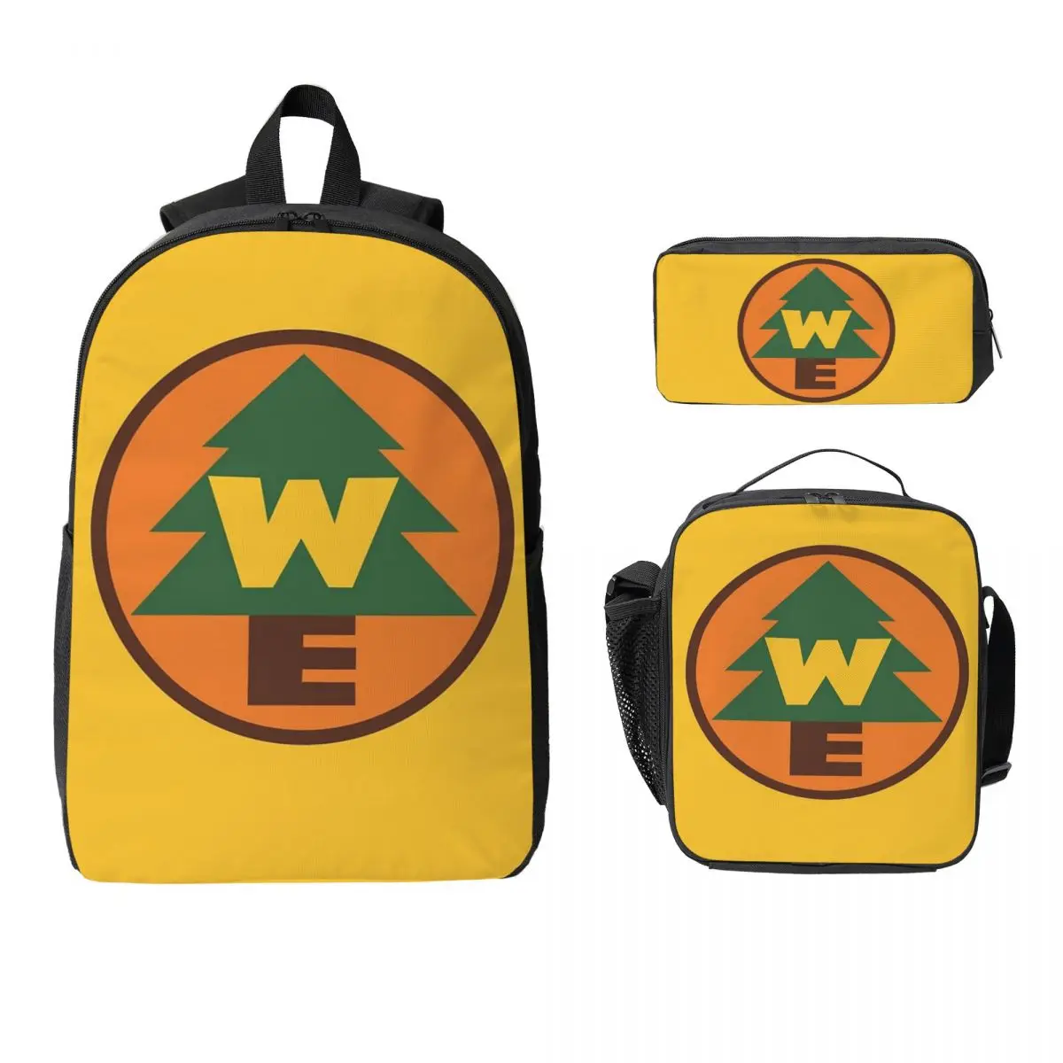 

Рюкзак с логотипом Wilderness Explorer, студенческая сумка для книг для мальчиков и девочек, школьная сумка, компьютерные сумки на плечо, изолированная сумка для обеда 3 шт., пенал