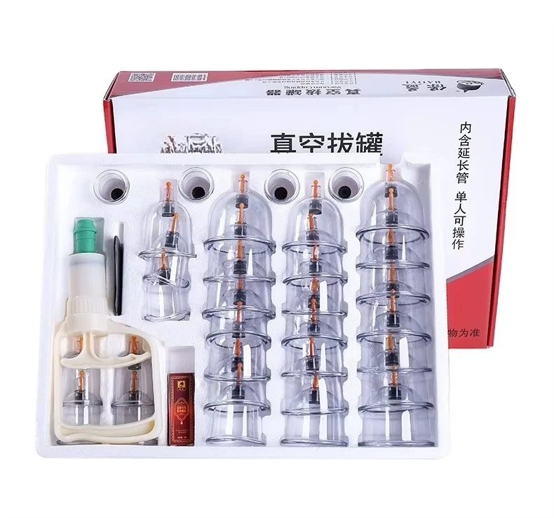 

Hot Selling Factory Wholesale Chinese Traditional Medicine Vacuum Cupping Therapy Massager Strong Suction Cups 32
