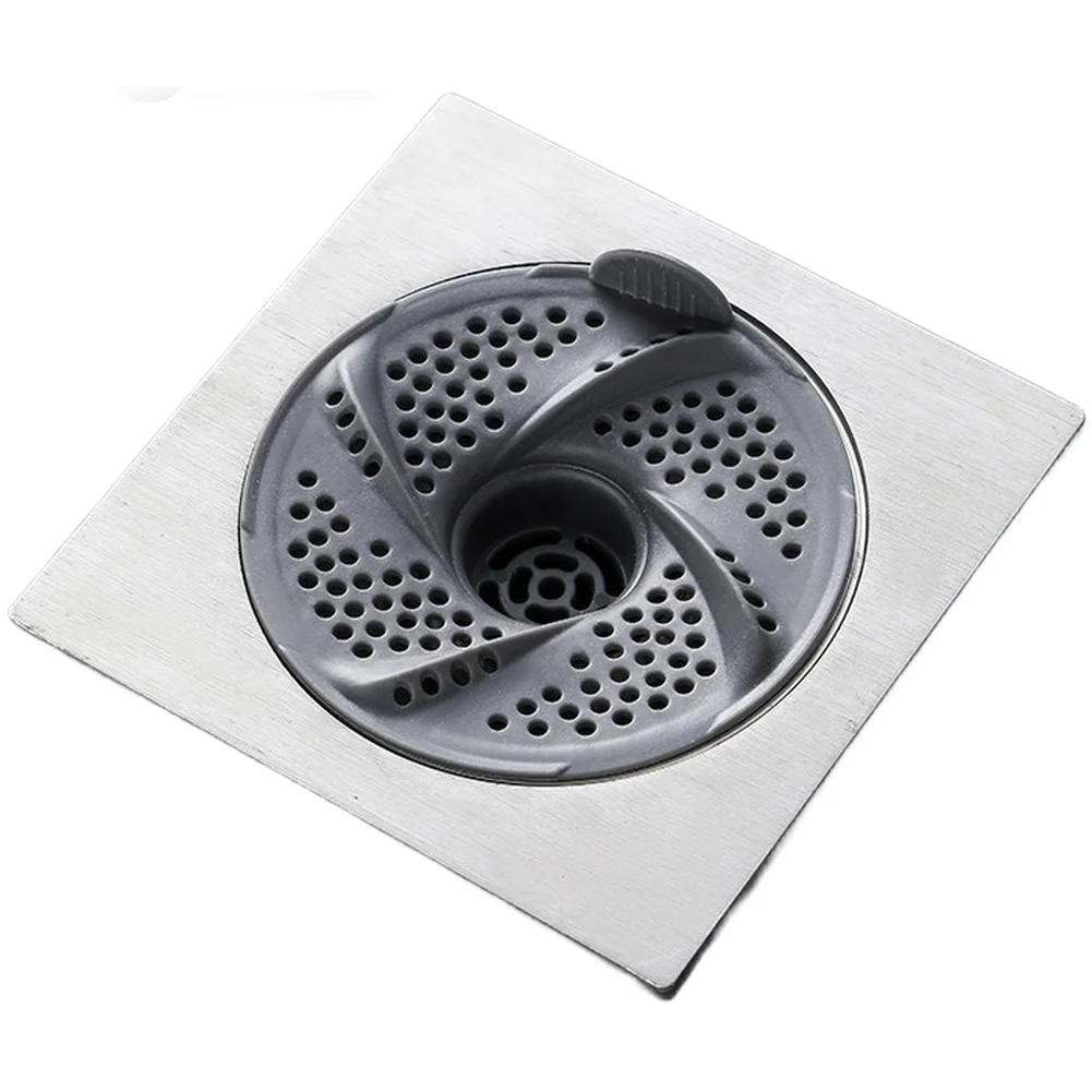 PP Hair Catcher for Shower Drain with Swirl Pattern Fast Water Drainage Compatible with Most Sink and Floor Drains
