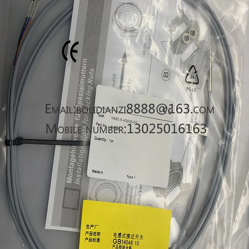 New proximity switch sensor NBB0.8-4GM25-E2  One year warranty In stock