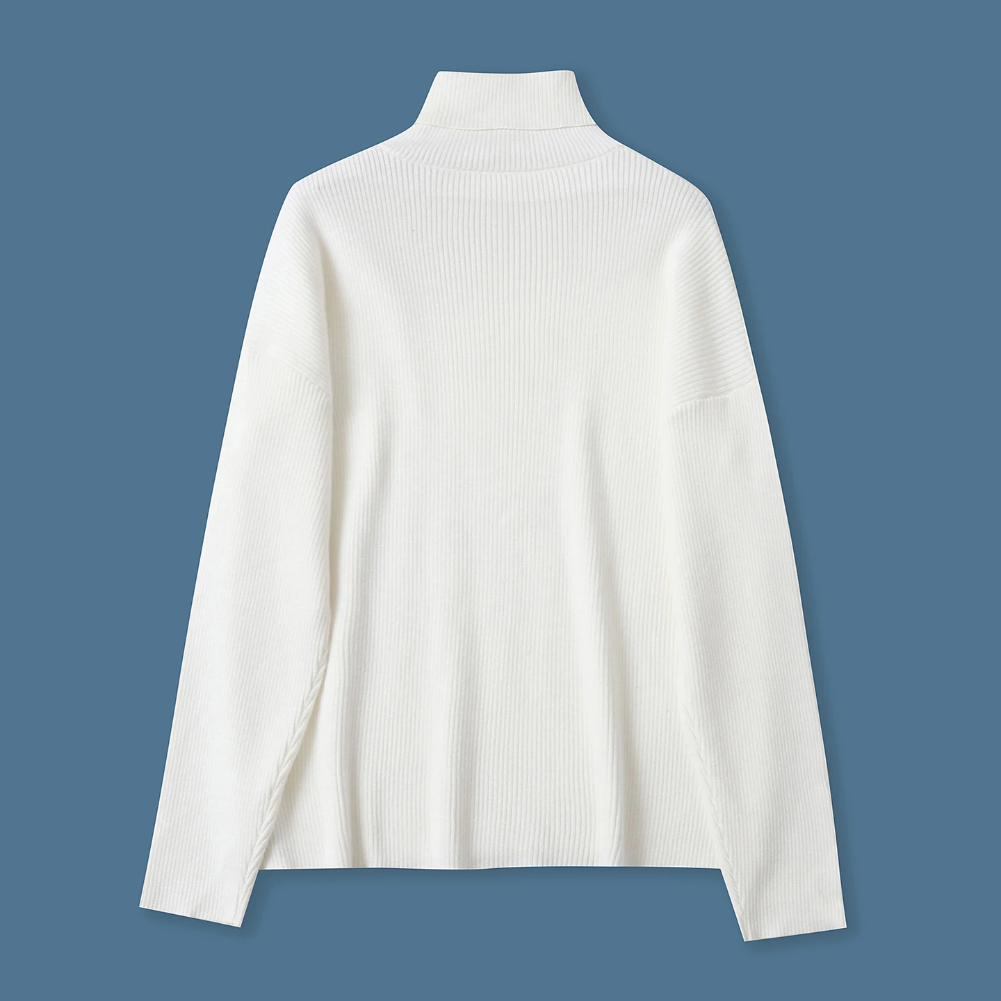 เสื้อสเวตเตอร์คอสูง แขนยาว เรียบง่าย สวมใส่ได้หลากหลาย เหมาะสำหรับใส่เป็นเสื้อตัวใน แฟชั่นผู้หญิง ฤดูใบไม้ร่วง ฤดูหนาว รุ่นใหม่ สไตล์ลำลอง ทรงตรง แบบพื้นฐาน