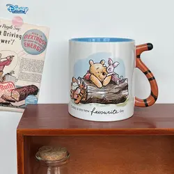 Disney Winnie the Pooh Piglet Tigger Cartoon Ceramic Mug Water Cup 550ml mugs coffee cups creative fun mug