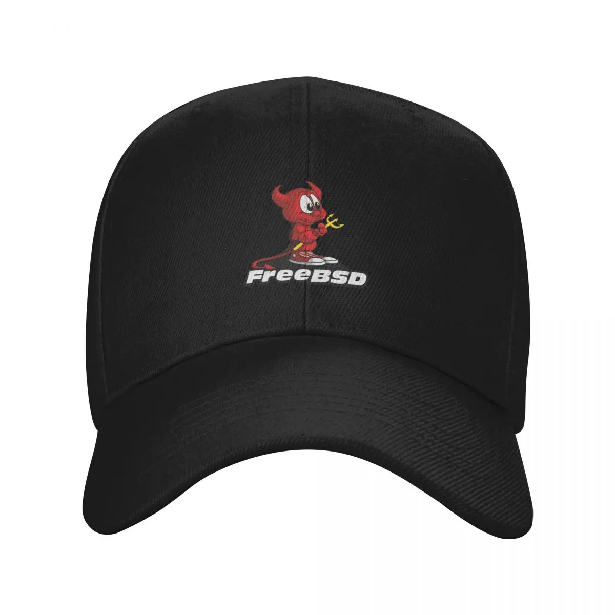 Beastie (FreeBSD) + Text Baseball Cap Luxury Man Hat Hip Hop Golf Hat Horse Hat Hats For Women Men's