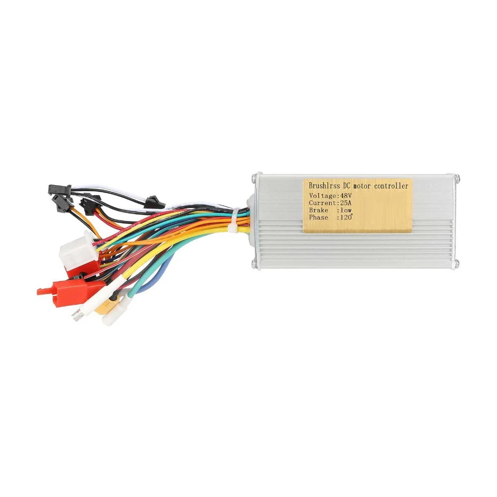 

Контроллер бесщеточного двигателя 48 В 25 А для электрического скутера Cyberbot с чехлом из алюминиевого сплава для защиты от тепловой перегрузки