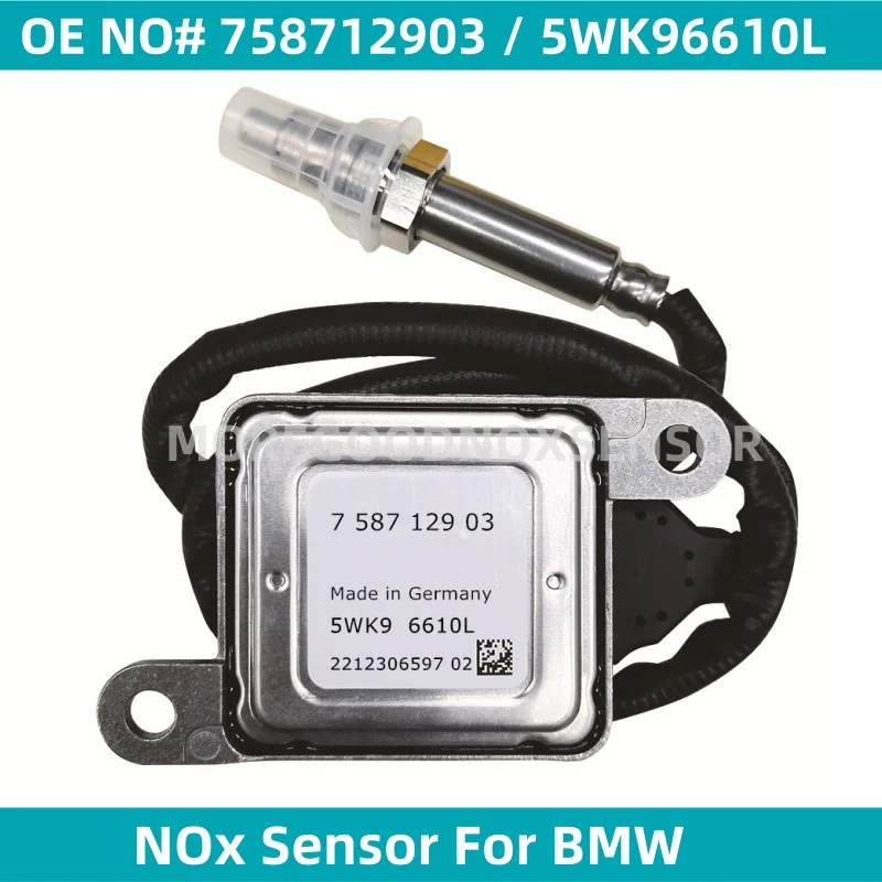 

5WK9 6610L 758712903 5WK96610L Original NEW Nitrogen Oxygen NOx Sensor For BMW E93 E90 E82 E88 E87 E91 E60 F10 N53