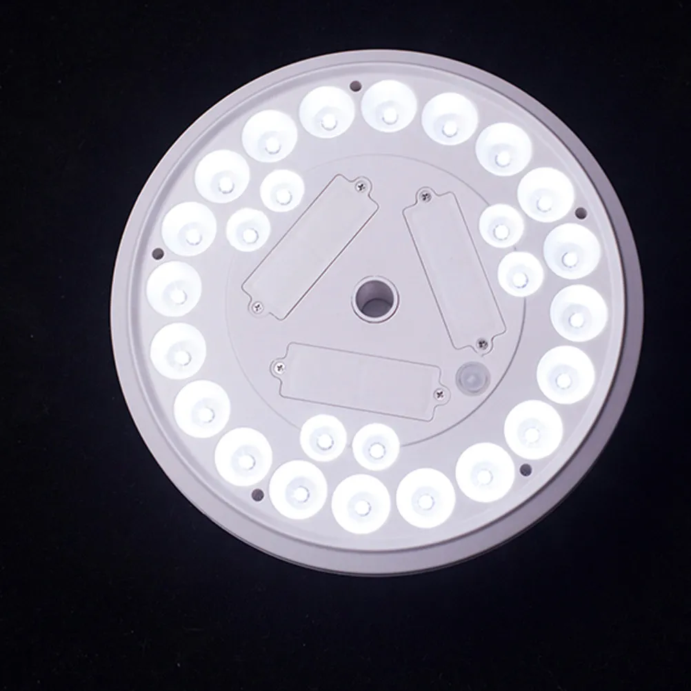 26-LED Solar Pole Light Solar Flagpole Downlight Outdoor Weather Resistant Easy Install Light for Flagpole White