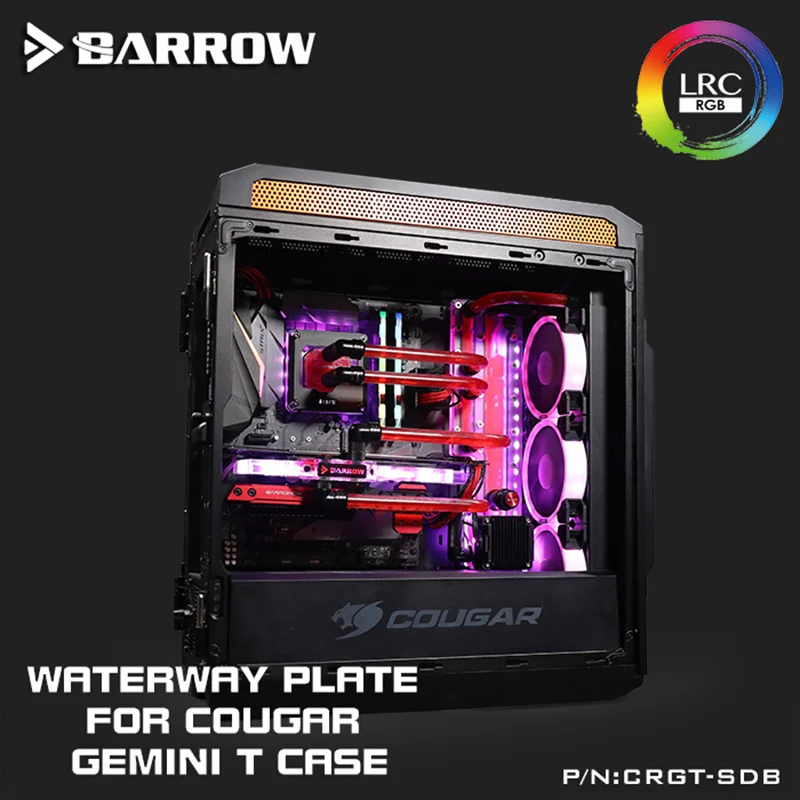 

Barrow CRGT-SDB,Waterway Boards For Cougar Gemini T Case,For Intel CPU Water Block & Single/Double GPU Building