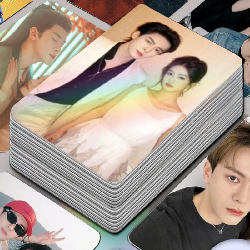 30/50PC No Repeat Bai Lu Zeng Shunxi HD Poster Foto TV Feud Bai Jiusi Hua Ruyue Drama Stills Doppelseitiger Druck 3 Zoll Karte