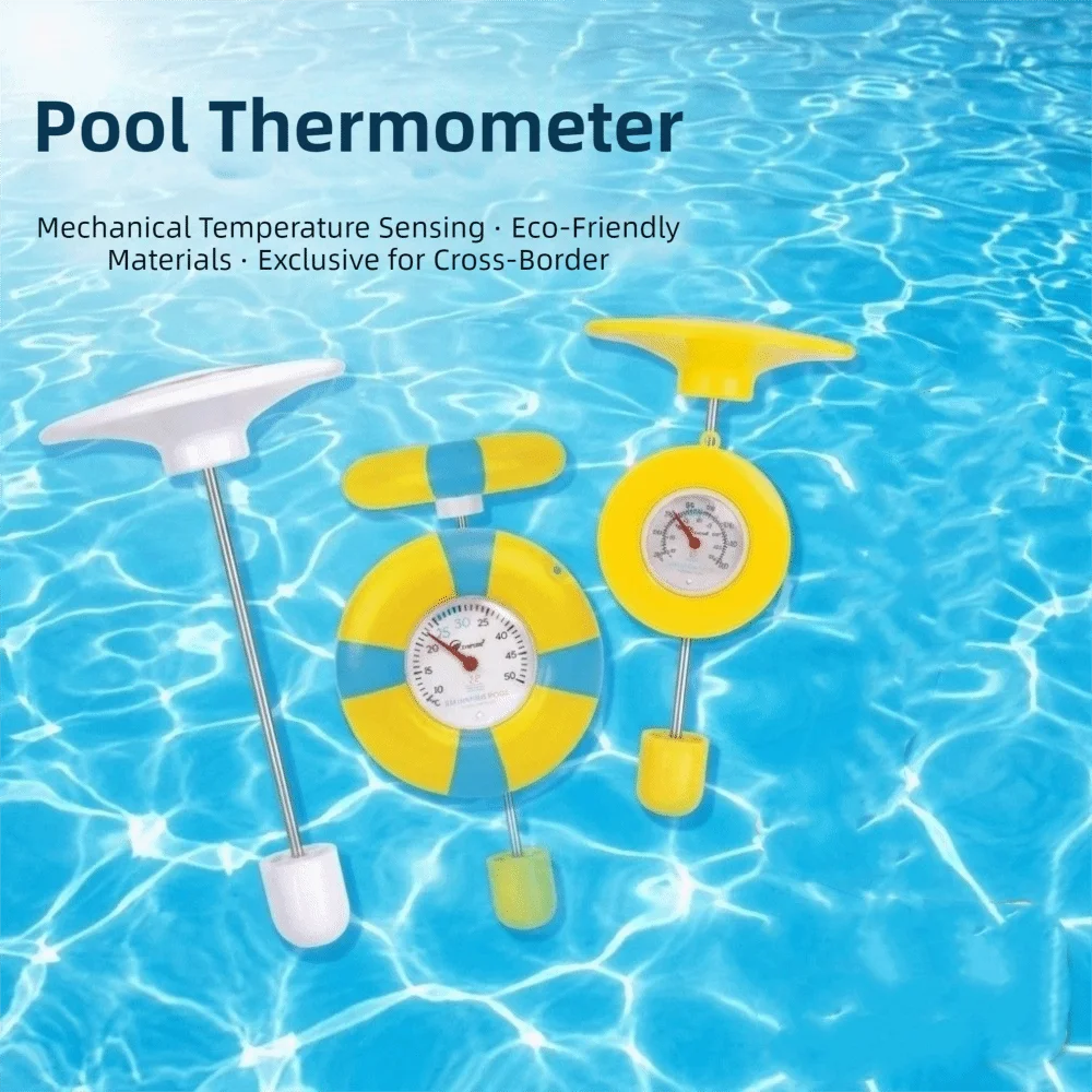 Waterproof Floating Pool Thermometer Mechanical Gauge Accurate Measurement Digital Thermometer Wireless