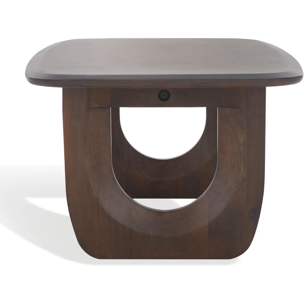 Couture Collection Cassiette Walnut Solid Wood Coffee Table