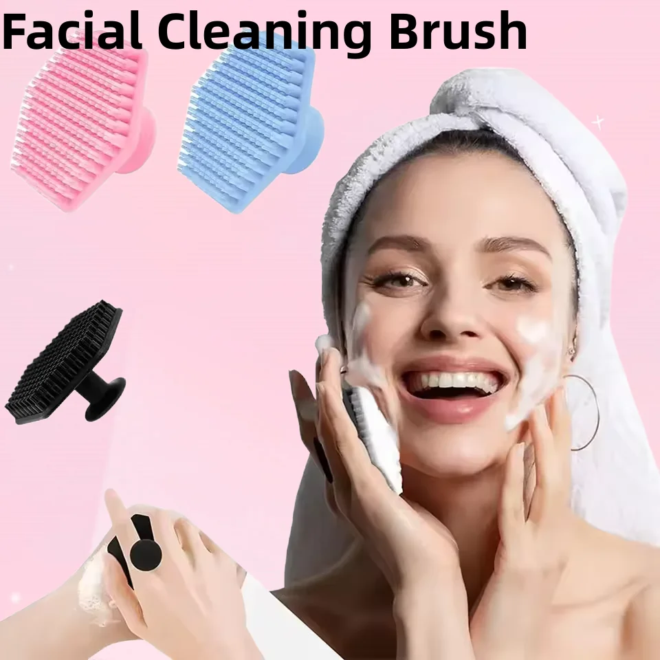 فرشاة تنظيف الوجه الجديدة المصنوعة من السيليكون لعام 2025، منظف المسام العميقة - منظف التقشير للرجال والنساء، فرشاة تدليك الوجه المقاومة للماء #1