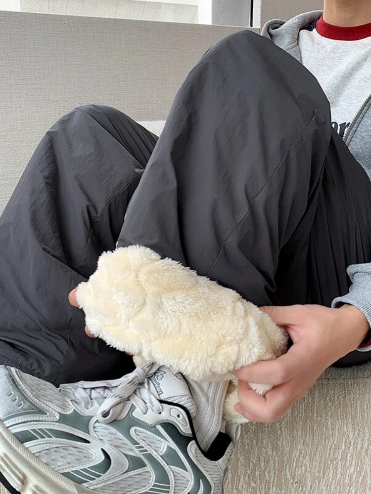 

Men's Winter Thiened Fce Lined Warm Trousers Outdoor Wear Cold Resistant Pants for below -40 Deees Celsius Temperature