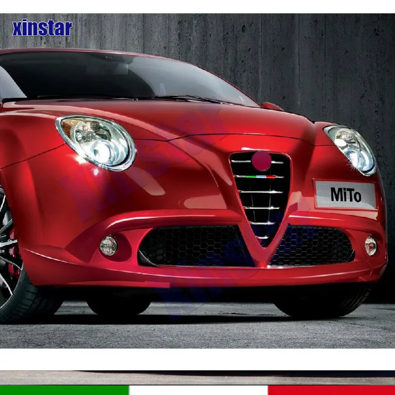 Car Front Grille Sticker For Alfa Romeo Mito GTA 159 TI Brera 147