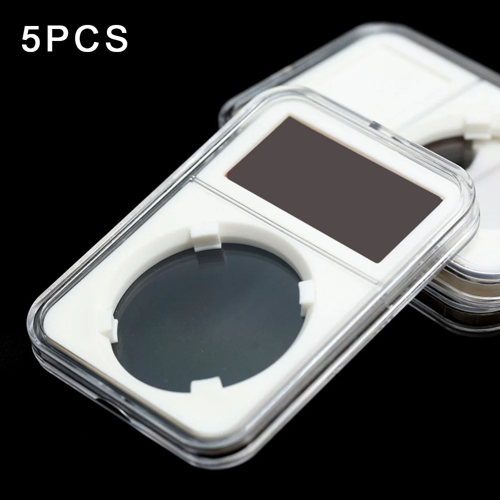 

Organizer Coin Box Protective Set Storage 39mm 5pcs Capsule Clear Collection Display Holder Money Accessory Hot