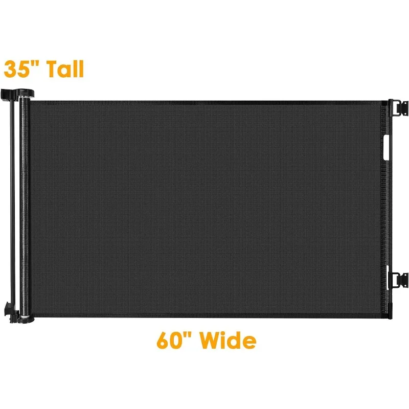 

180 Inch Extra Wide Dog Gates for The House Extra Wide Retractable Dog Gate for Doorway Indoor Extra Long Baby Gate for Large