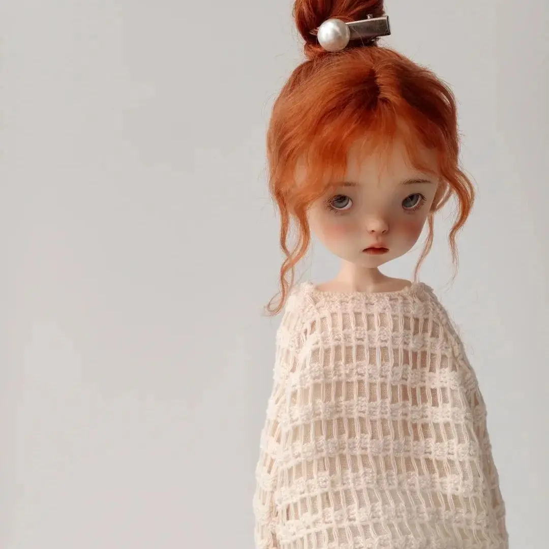 

Новая кукла BJD 1/6, полный комплект, серия кукол Doudou Ears Girl, изготовленная из полимерной смолы, модель куклы для самостоятельного макияжа, доступна к заказу, с макияжем.