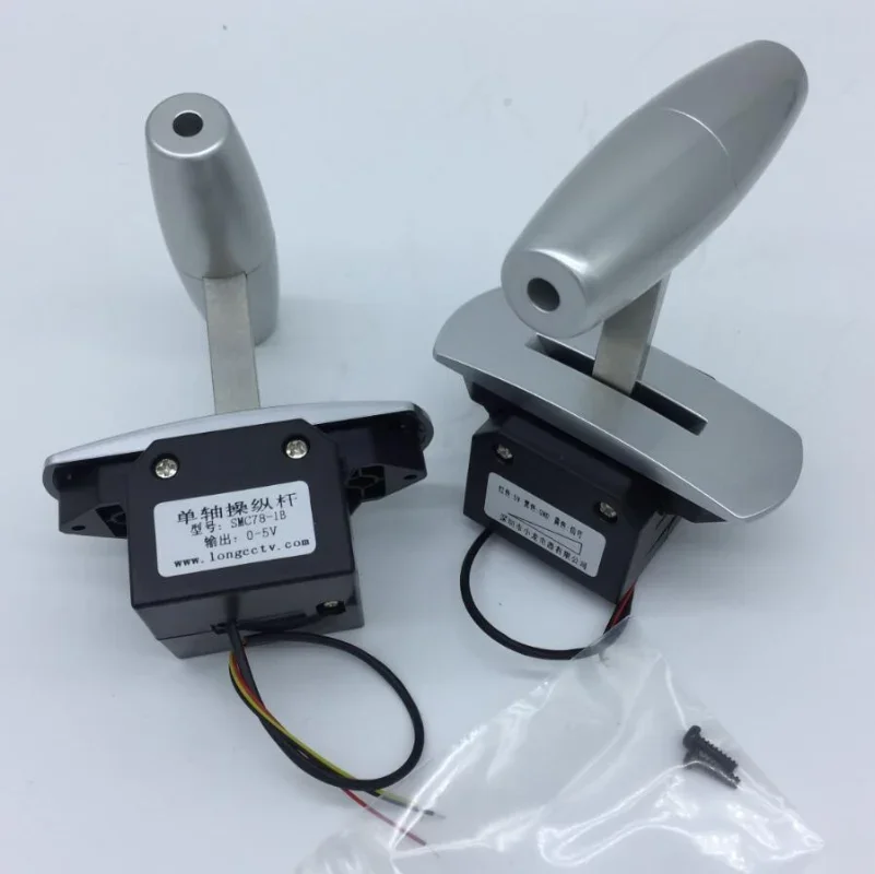 Tipe T batang tekan sumbu tunggal SMC78D Sensor aula Joystick industri Rocker industri