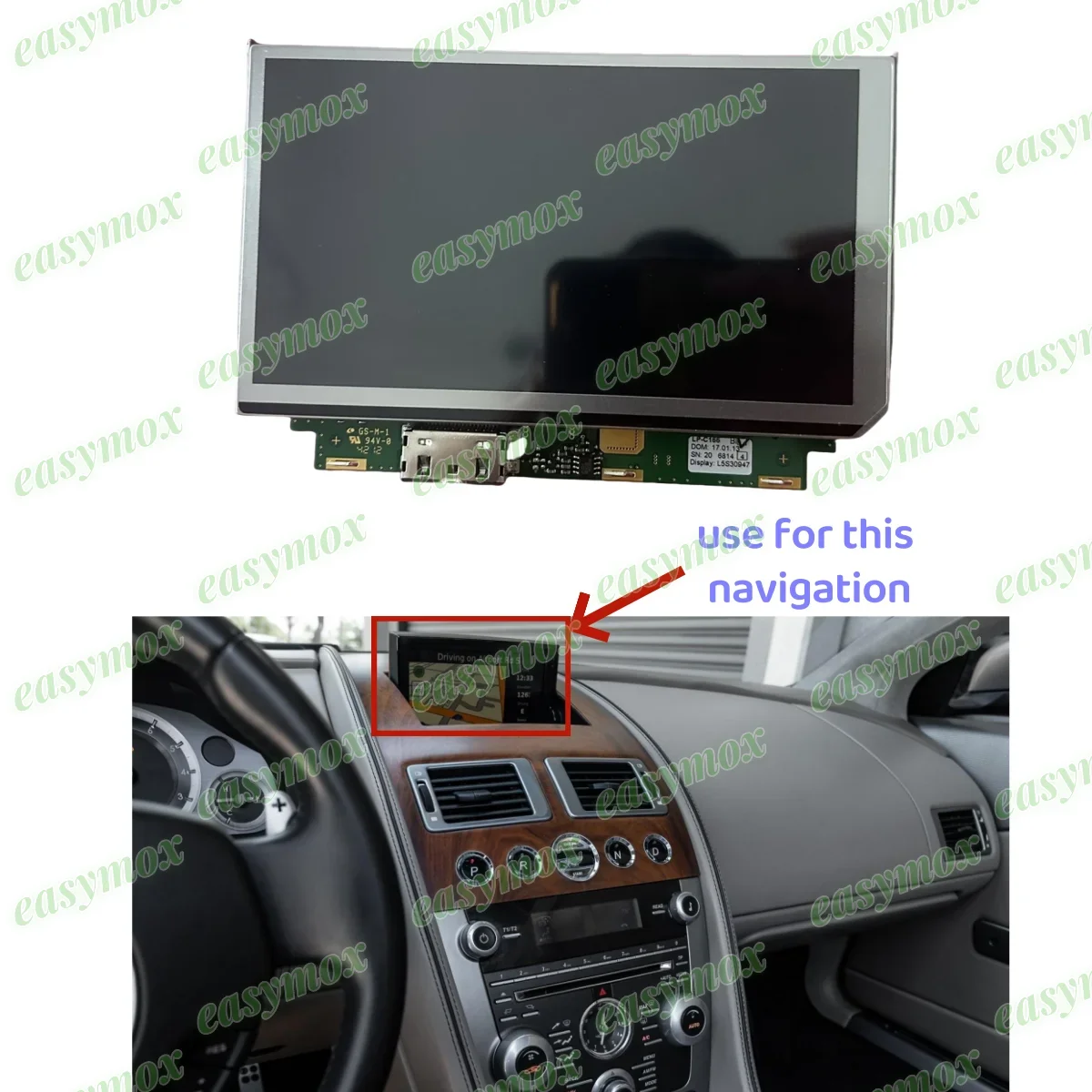 CG43-10E889-AD LCD Display for V12 Vantage V8 Vantage Aston Martin Virage DB9 Rapide S Head Unit Navigation Satalite Screen