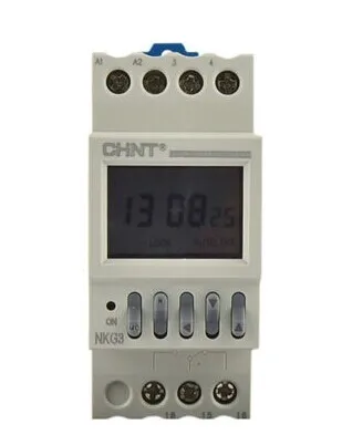 

Original CHINT NKG3 NKG-3 LCD Microcomputer astro Time Switch based on latitude DIN RAIL DIGITAL timer programmable relay