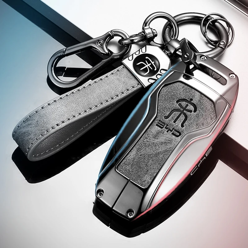 

For BYD Car Key Seagull/Dolphin/Qin/Han/Tang/Song/SEAL U DM-i/ATTO03 Car Key Decoration Full Cover Protective Case