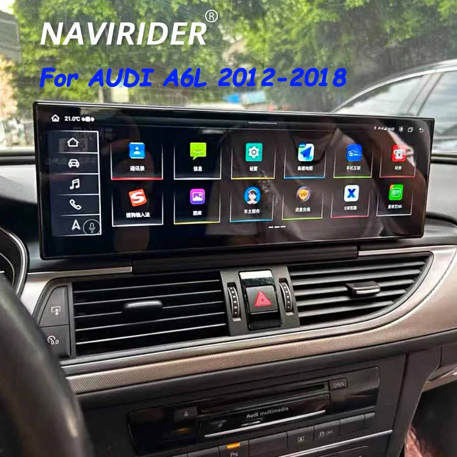 

14.9inch Car Radio Head Unit Wireless CarPlay For AUDI A6L 2012-2018 Android Auto Multimedia Video Stereo Player GPS WiFi BT 4G