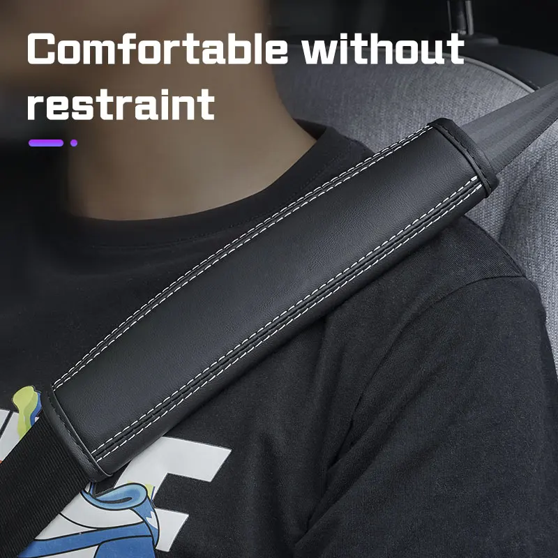 

Leather Car Safety Belt Shoulder Cover Pads For BMW E46 E90 E60 F10 F30 E39 E36 F20 E87 X3 X6 G30 G20 G80 M3 M5 Tool Accessories