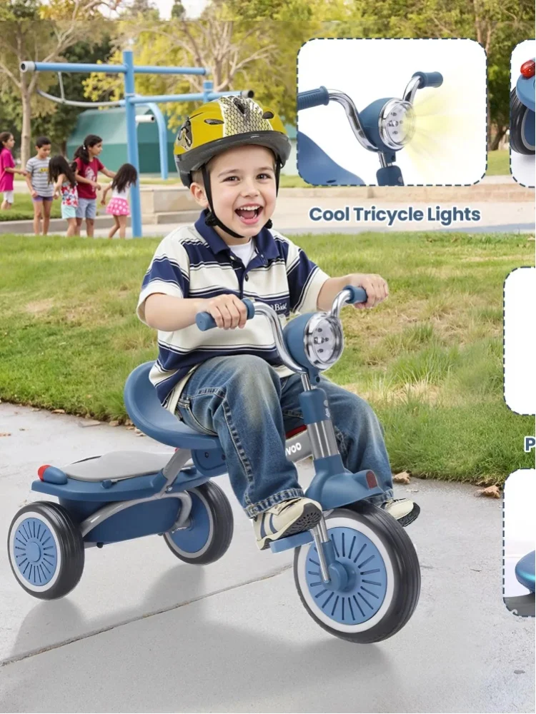 AliExpress NONE 4-in-1 Kids Tricycle – 3-Wheel Baby Bicycle Toy for 1-5 Year Old Toddlers, Balance Bike Mode, Ideal Gift for Boys & Girls