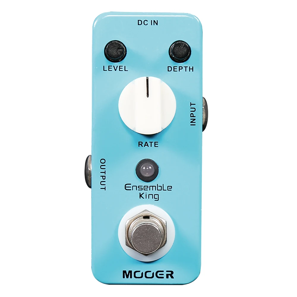 MOOER Electric Guitar Effects Pedal Overdrive/Analog Chorus/Phaser/Tremolo/Octave/Noise Reduction/5-Band EQ/Modulation Pedal