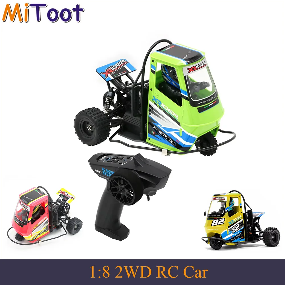 RC Car Remote Control Car 2.4G X-Rider 1/8 Piaggio Ape 1:8 2WD Kids Battery Powered Drift Cars RTR